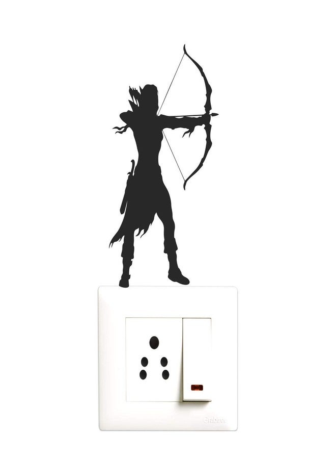 Decopix 'Warrior - Ninja - War - Decorative Wall Sticker Combo Pack for Switch Panel Board, Laptop, Fridge.' - Sm4064 (PVC Vinyl - Set of 5) - Image 3